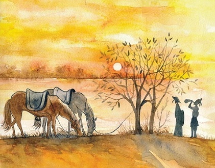 居人匹马映林嘶，行人去棹依波转。全诗词意思及赏析-古诗迷