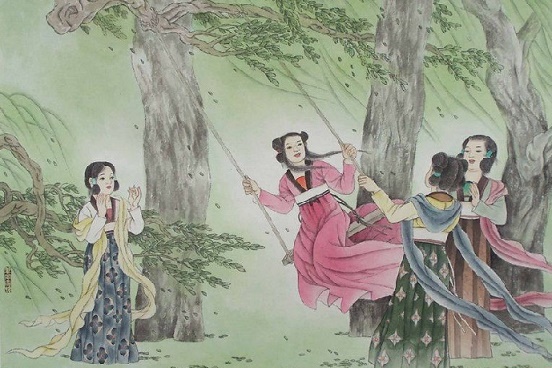 墙里秋千墙外道。墙外行人，墙里佳人笑。全诗词意思及赏析-古诗迷