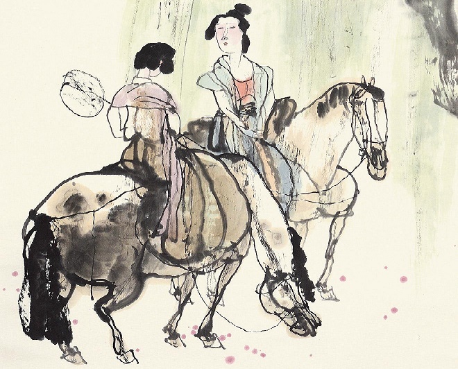 不道吴绫绣袜，香泥斜沁几行斑。全诗词意思及赏析-古诗迷