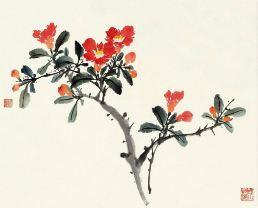 石榴半吐红巾蹙，待浮花浪蕊都尽，伴君幽独。全诗词意思及赏析-古诗迷