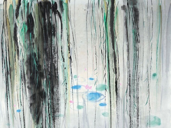 新绿小池塘，风帘动、碎影舞斜阳。全诗词意思及赏析-古诗迷