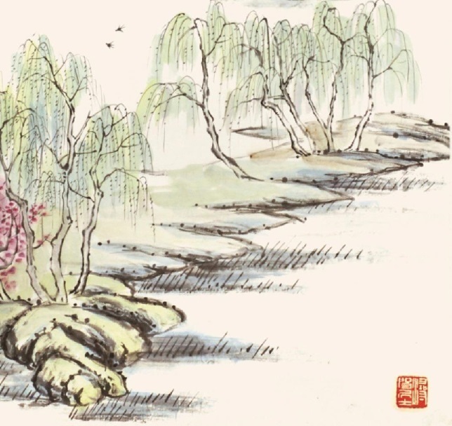 长堤春水绿悠悠，畎入漳河一道流。全诗意思及赏析-古诗迷