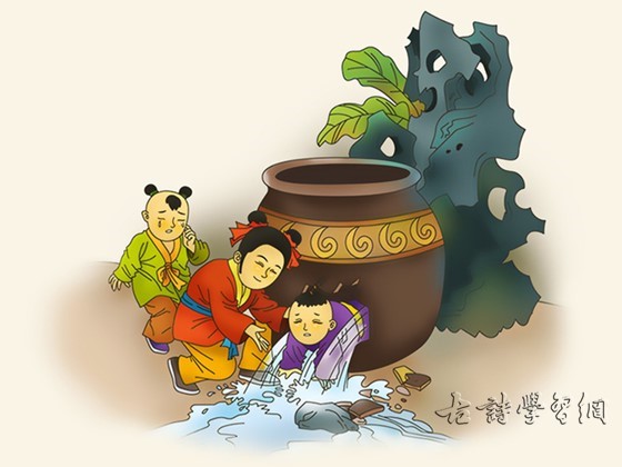 《司马光砸缸》文言文原文注释翻译-古诗迷